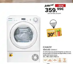 Gitem CANDY Sèche linge CSEHBELE-S offre