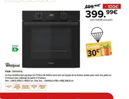 Gitem WHIRLPOOL Four OMR58RR1B offre