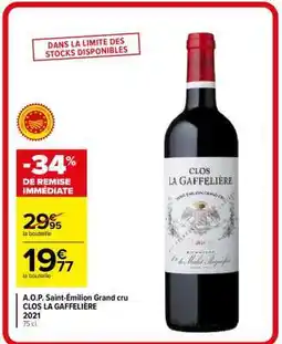 Carrefour Market CLOS LA GAFFELIÈRE 2021 offre
