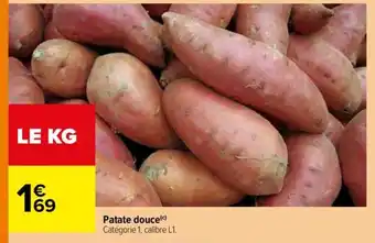 Carrefour PATATE DOUCE offre