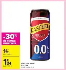 Carrefour Market Bière sans alcool KASTEEL offre