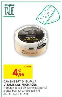 Intermarché Camembert di Bufala offre