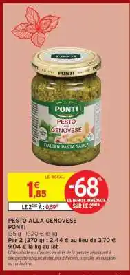 Intermarché Pesto alla genovese offre