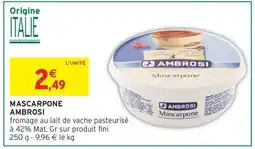 Intermarché MASCARPONE AMBROSI offre