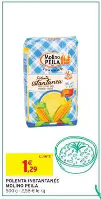 Intermarché Polenta Instantanée Molino Peila offre