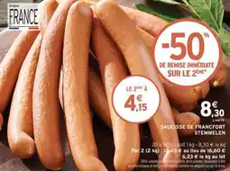 Intermarché SAUCISSE DE FRANCFORT STEMMELEN offre