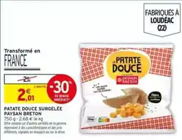 Intermarché PATATE DOUCE SURGELÉE PAYSAN BRETON offre