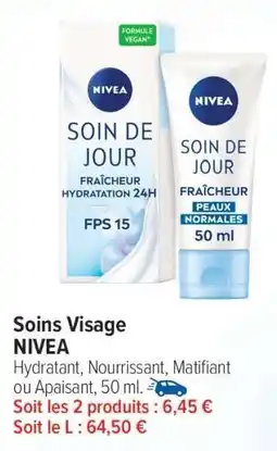 Carrefour Soins Visage NIVEA offre