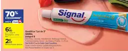 Carrefour Dentifrice Lot de 3 SIGNAL Intégral 8 offre