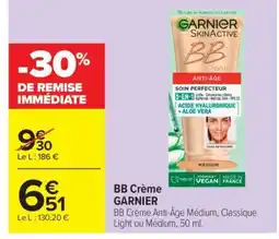 Carrefour BB Crème GARNIER offre