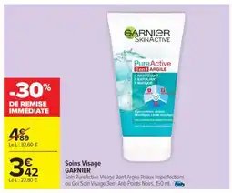 Carrefour Soins Visage GARNIER offre