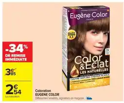 Carrefour Coloration Eugène Color offre