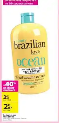 Carrefour Gel douche et bain offre