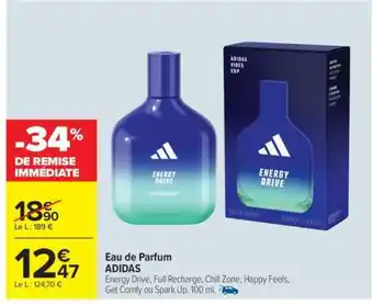 Carrefour Eau de Parfum ADIDAS offre