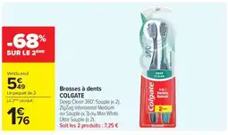 Carrefour Brosses à dents COLGATE offre