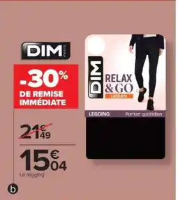 Carrefour DIM RELAX & GO URBAN offre