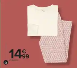 Carrefour Le pyjama offre