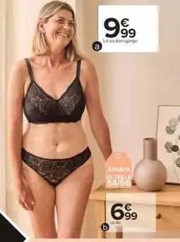 Carrefour Le soutien-gorge offre
