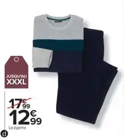 Carrefour Le pyjama offre