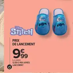 Carrefour Disney Stitch Slippers offre
