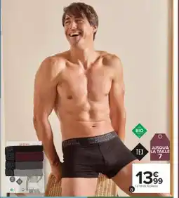 Carrefour Le lot de 4 boxers offre