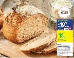Carrefour Market Boule CARREFOUR BIO offre