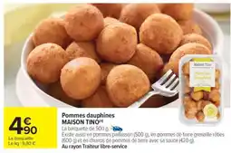 Carrefour Market POMMES DAUPHINES offre