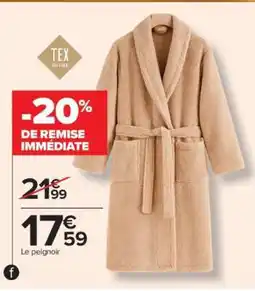 Carrefour Le peignoir offre