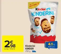 Carrefour Market Kinderini KINDER offre