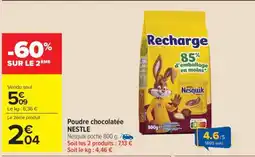 Carrefour Market Poudre chocolatée NESTLE offre