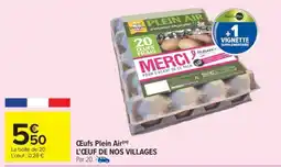 Carrefour Market OEUFS PLEIN AIR offre