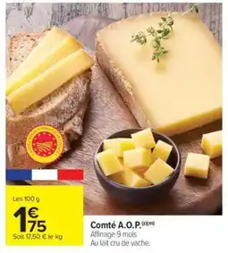 Carrefour Market Comté A.O.P offre
