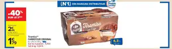 Carrefour Market Tiramisu Carrefour Original offre