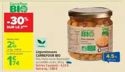 Carrefour Market Légumineuses CARREFOUR BIO offre