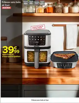 Carrefour WEDEK Friteuse sans huile Air fryer offre