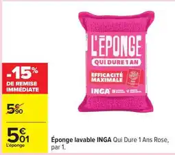 Carrefour INGA Éponge lavable offre
