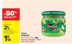Carrefour Market Sauce DORITOS offre