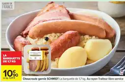 Carrefour Choucroute garnie SCHMIDT offre