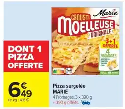 Carrefour Market Pizza surgelée MARIE offre