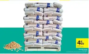 Carrefour Market Granulés de bois offre