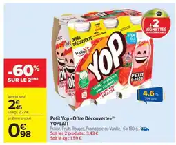 Carrefour Market Petit Yop Offre Découverte offre
