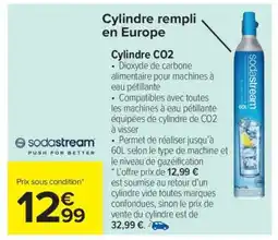 Carrefour Market Cylindre CO2 offre
