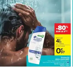 Carrefour Market Shampooing Head & Shoulders offre