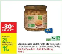 Carrefour CARREFOUR BIOLégumineuses offre