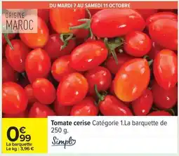 Carrefour Tomate cerise offre