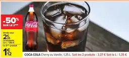 Carrefour Coca Cola Cherry ou Vanille offre