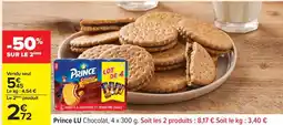 Carrefour Prince LU Chocolat offre