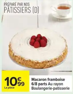 Carrefour Macaron Framboise offre