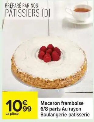 Carrefour Macaron Framboise offre