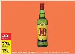 Carrefour BLENDED SCOTCH WHISKY J&B RARE offre